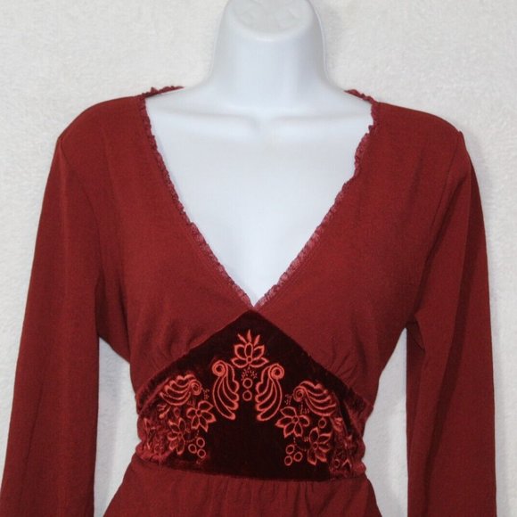 Y2K style Arden B peasant top - Picture 2 of 12